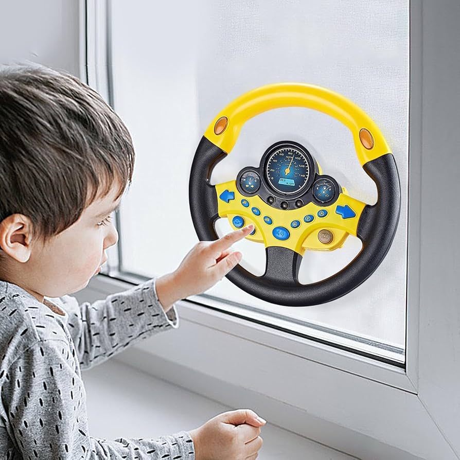 Amazon | Hopweik おもちゃのハンドル、子供用ハンドルおもちゃ